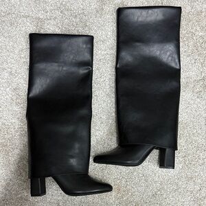 Madden Girl Black Over the Knee Boots